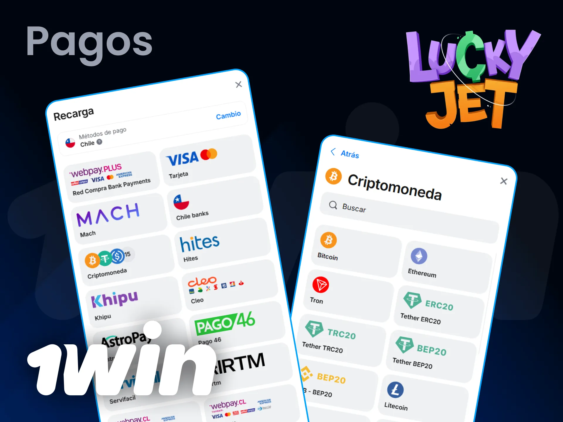 Los pagos de Lucky Jet en 1win son rápidos y seguros para chilenos.