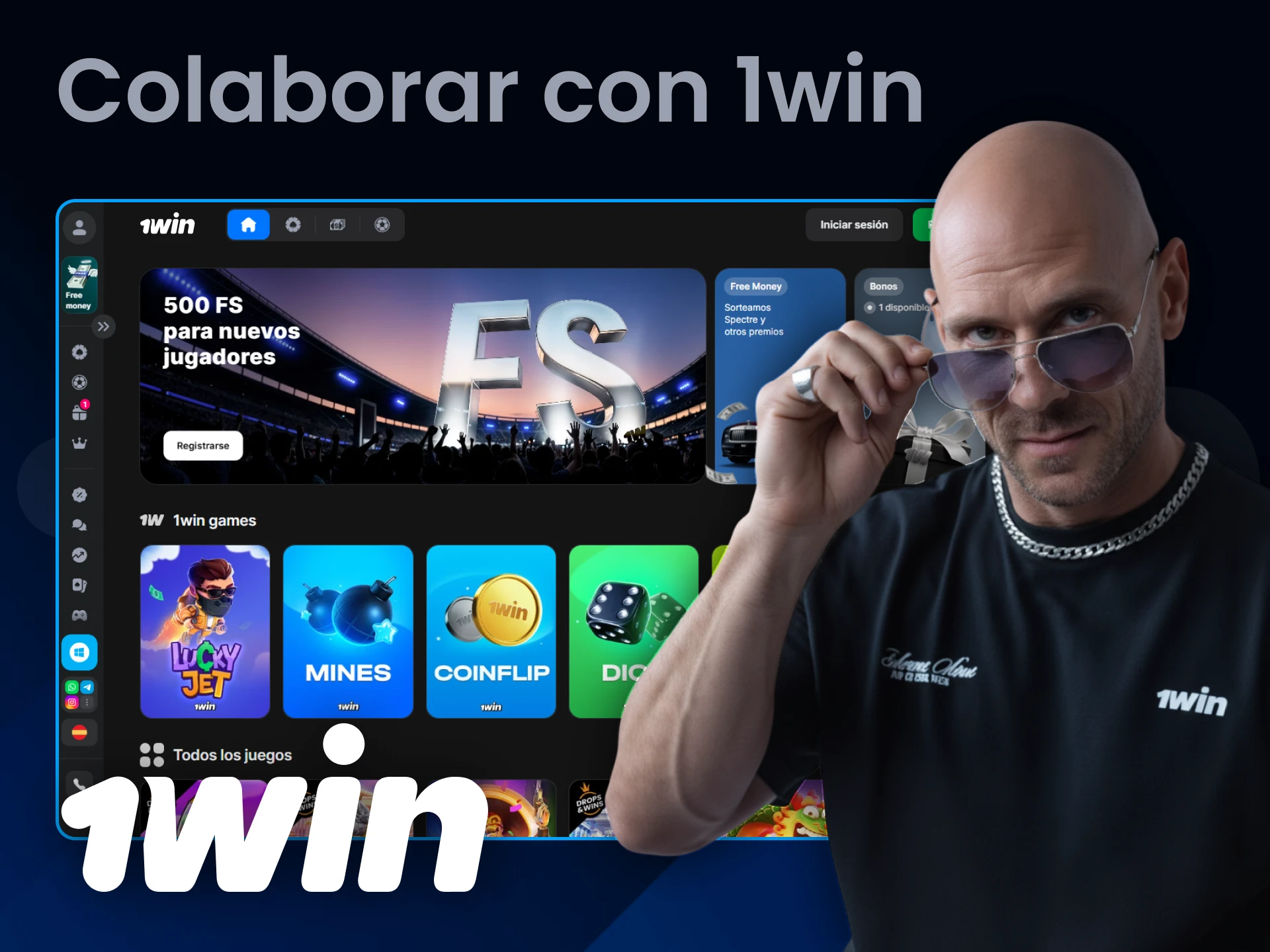 Descubre qué significa colaborar con 1win para Johnny Sins.